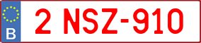 Truck License Plate